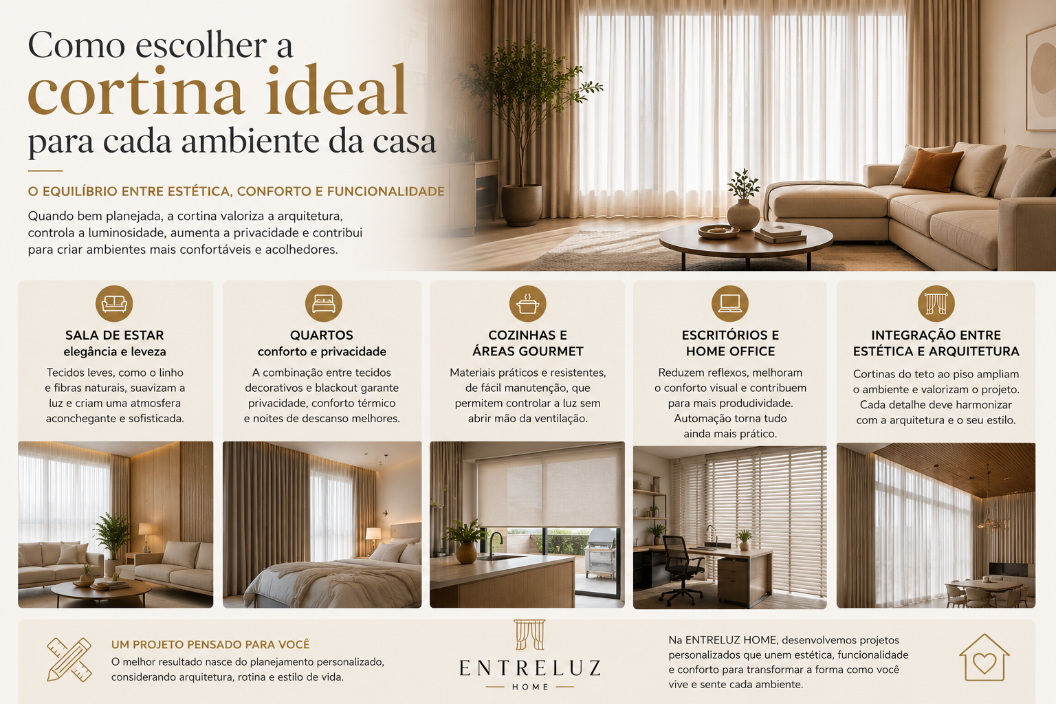 Cortinas e persianas em Brasília